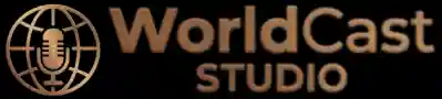 logo world cast studio dark